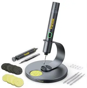 T1 Max Soldering Iron Kit, Cordless Soldering Iron, 7 Seconds Fast Heating(390°F-840), Auto Sleep, 4 Precision Soldering Tips(C210), 360° Swivel Stand, Soldering Iron for Precision Repair T1 Max Soldering Iron Kit, Cordless Soldering Iron, 7 Seconds Fast Heating(390°F-840), Auto Sleep, 4 Precision Soldering Tips(C210), 360° Swivel Stand, Soldering Iron for Precision Repair