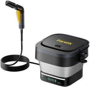 NB10 Fold Cordless Electric Pressure Washer, Foldable Sprayer Washer w/3.2gal Tank, HD LED Display, 5-in-1 Nozzle, Max 220PSI, Type-C Charging, for Light Cleaning in Patio, Bicycles & Camping NB10 Fold Cordless Electric Pressure Washer, Foldable Sprayer Washer w/3.2gal Tank, HD LED Display, 5-in-1 Nozzle, Max 220PSI, Type-C Charging, for Light Cleaning in Patio, Bicycles & Camping