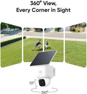 eufy Security SoloCam E30, Security Cameras Wireless Outdoor, Solar Camera Outdoor Wireless, 360° Pan, AI Tracking, 2K Clarity, No Monthly Fee eufy Security SoloCam E30, Security Cameras Wireless Outdoor, Solar Camera Outdoor Wireless, 360° Pan, AI Tracking, 2K Clarity, No Monthly Fee