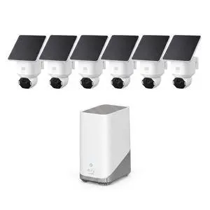 eufy SoloCam E42,6-Cam Kit,4K Security Camera Wireless Outdoor, Solar Powered, AI Motion Tracking, Strobe Light, Pan & Tilt, Facial Recognition, Up to 16 TB, Smart Home Compatible eufy SoloCam E42,6-Cam Kit,4K Security Camera Wireless Outdoor, Solar Powered, AI Motion Tracking, Strobe Light, Pan & Tilt, Facial Recognition, Up to 16 TB, Smart Home Compatible