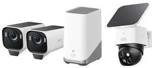 eufy Security eufyCam S3 Pro 2-Cam Kit + SoloCam S340,Solar Camera Outdoor Wireless, MaxColor Night Vision, 360° Pan & Tilt Surveillance, No Blind Spots eufy Security eufyCam S3 Pro 2-Cam Kit + SoloCam S340,Solar Camera Outdoor Wireless, MaxColor Night Vision, 360° Pan & Tilt Surveillance, No Blind Spots