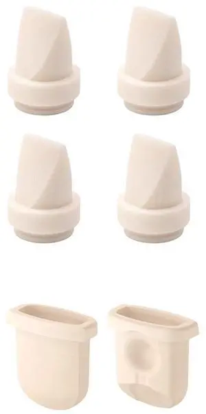 eufy Security Original Duckbill Valves (4-Pack) and Diaphragm (2-Pack) for Wearable Breast Pump E10/E20/S1/S1 Pro, Leak-Proof and Dust-Proof Breast Pump Replacement Parts eufy Security Original Duckbill Valves (4-Pack) and Diaphragm (2-Pack) for Wearable Breast Pump E10/E20/S1/S1 Pro, Leak-Proof and Dust-Proof Breast Pump Replacement Parts