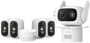 eufy Security eufyCam C35 4-Cam Kit & eufy Wired Cam C31 (Bundle) eufy Security eufyCam C35 4-Cam Kit & eufy Wired Cam C31 (Bundle)