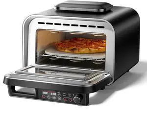 G.a HOMEFAVOR 1800W Electric Countertop Pizza Oven, 12 inch Indoor Multi-Function Pizza Maker with Air Fry, Bake, Roast, Broil & Grill, High Heat 750°F for Crispy Crust, Family Kitchen Appliance G.a HOMEFAVOR 1800W Electric Countertop Pizza Oven, 12 inch Indoor Multi-Function Pizza Maker with Air Fry, Bake, Roast, Broil & Grill, High Heat 750°F for Crispy Crust, Family Kitchen Appliance