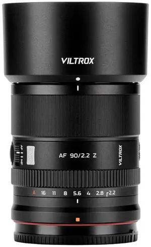 VILTROX 90mm F2.2 Z Lens, AF 90mm f/2.2 EVO Z for Nikon Z-Mount, APS-C Portrait Telephoto Prime Lens for Nikon Z Z6 III Zf Z8 Z9 Z30 Zfc Z50 II Z7 II Z5 ZR VILTROX 90mm F2.2 Z Lens, AF 90mm f/2.2 EVO Z for Nikon Z-Mount, APS-C Portrait Telephoto Prime Lens for Nikon Z Z6 III Zf Z8 Z9 Z30 Zfc Z50 II Z7 II Z5 ZR
