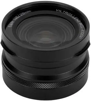 VILTROX WCL-X100 VI Wide Conversion Lens, 0.8X Wide Angle Auto Recognition Lens for Fujifilm X100VI X100V X100F Camera, Black VILTROX WCL-X100 VI Wide Conversion Lens, 0.8X Wide Angle Auto Recognition Lens for Fujifilm X100VI X100V X100F Camera, Black