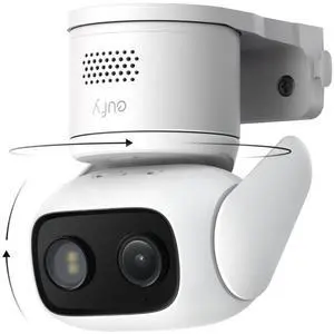 eufy Wired Cam C31, 360° Coverage with Pan and Tilt, Indoor and Outdoor, Dual Antenna, Color Night Vision, Local Storage, No Monthly Fee, AI Human/Vehicle/Pet/Cry Detection, 24/7 Continuous Recording eufy Wired Cam C31, 360° Coverage with Pan and Tilt, Indoor and Outdoor, Dual Antenna, Color Night Vision, Local Storage, No Monthly Fee, AI Human/Vehicle/Pet/Cry Detection, 24/7 Continuous Recording