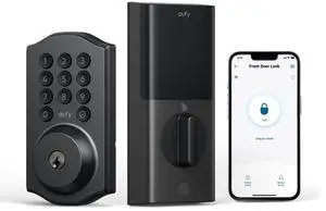 eufy Security Smart Lock C30, Keyless Entry Door Lock, Built-in WiFi Keypad Deadbolt for Front Door, No Bridge Required, Easy Installation, Reliable Power, Traditional, Black eufy Security Smart Lock C30, Keyless Entry Door Lock, Built-in WiFi Keypad Deadbolt for Front Door, No Bridge Required, Easy Installation, Reliable Power, Traditional, Black