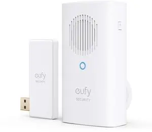 eufy Security Video Doorbell Add-on Chime, Requires 2K (Battery Powered) or Video Doorbell Dual, Simultaneous Ringtone, Volume Control, Works with HomeBase 2/HomeBase 3 eufy Security Video Doorbell Add-on Chime, Requires 2K (Battery Powered) or Video Doorbell Dual, Simultaneous Ringtone, Volume Control, Works with HomeBase 2/HomeBase 3