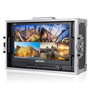 ATEM156-CO 15.6 Inch Live Streaming Carry-on Broadcast Director Monitor with 4 HDMI Input Output Quad Split Display for ATEM Mini Video Switcher Mixer Pro Studio Television Production ATEM156-CO 15.6 Inch Live Streaming Carry-on Broadcast Director Monitor with 4 HDMI Input Output Quad Split Display for ATEM Mini Video Switcher Mixer Pro Studio Television Production