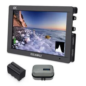FEELWORLD FW703 7 Inch 450nit SDI On Camera Field DSLR Monitor with 3G SDI HDMI 4K Input Output, 3D LUT, Waveform, Accurate Expose Focus for Filmmaking Video Production with F750 Battery and Bag FEELWORLD FW703 7 Inch 450nit SDI On Camera Field DSLR Monitor with 3G SDI HDMI 4K Input Output, 3D LUT, Waveform, Accurate Expose Focus for Filmmaking Video Production with F750 Battery and Bag