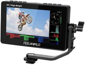 FEELWORLD F5 Prox 5.5 Inch 1600nit Field Camera Monitor Accurate Focus and Expose with Touch 4K HDMI 3D LUT Waveform for DSLR Mirrorless Camera Help Filmmakers Photographer Outdoor FEELWORLD F5 Prox 5.5 Inch 1600nit Field Camera Monitor Accurate Focus and Expose with Touch 4K HDMI 3D LUT Waveform for DSLR Mirrorless Camera Help Filmmakers Photographer Outdoor