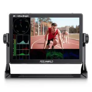 FEELWORLD LUT11H 10.1 Inch 2000nit Ultra Bright Camera Field DSLR Monitor with Touchscreen Waveform LUT F970 Install and Power Kit HDMI Input Output FEELWORLD LUT11H 10.1 Inch 2000nit Ultra Bright Camera Field DSLR Monitor with Touchscreen Waveform LUT F970 Install and Power Kit HDMI Input Output