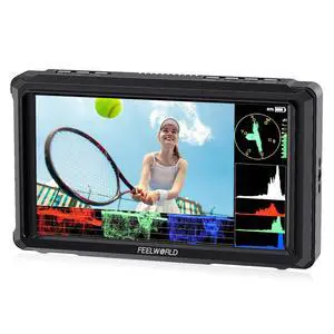 FEELWORLD FW568 PRO 6 Inch 1200nit High Bright Camera DSLR Field Monitor Custom 3D LUT Camera Monitor 4K 60Hz HDMI in Out Waveform Monitoring Lightweight FEELWORLD FW568 PRO 6 Inch 1200nit High Bright Camera DSLR Field Monitor Custom 3D LUT Camera Monitor 4K 60Hz HDMI in Out Waveform Monitoring Lightweight