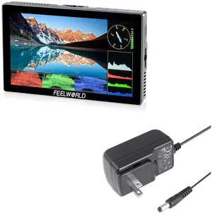 FEELWORLD P6X Camera Field DSLR Monitor and 12V 1.5A Power Adapter Bundle FEELWORLD P6X Camera Field DSLR Monitor and 12V 1.5A Power Adapter Bundle