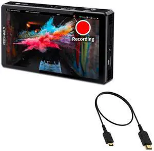 FEELWORLD CUT6S Camera Monitor with 1× Mini HDMI Cable FEELWORLD CUT6S Camera Monitor with 1× Mini HDMI Cable
