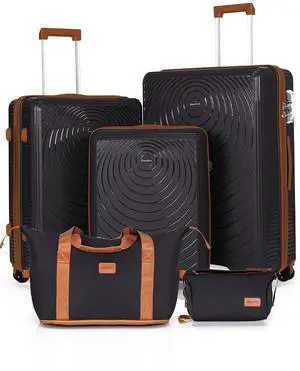 CONCEPTEN Luggage Sets 5 Piece,Lightweight,Impact-Resistant,Wear-Resistant Suitcases with Wheels, Hardshell Suitcase Set with Spinner Wheels, PP Carry on Luggage Set with TSA Lock, Travel Luggage CONCEPTEN Luggage Sets 5 Piece,Lightweight,Impact-Resistant,Wear-Resistant Suitcases with Wheels, Hardshell Suitcase Set with Spinner Wheels, PP Carry on Luggage Set with TSA Lock, Travel Luggage