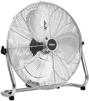 ROVSUN 20'' Floor Fans, High Velocity Heavy Duty Metal Industrial Floor Fan for Commercial & Residential, High Power Fan with Adjustable Tilt, Metal Box Fan for Garage, Gym, Bedroom, Shop, UL Listed ROVSUN 20'' Floor Fans, High Velocity Heavy Duty Metal Industrial Floor Fan for Commercial & Residential, High Power Fan with Adjustable Tilt, Metal Box Fan for Garage, Gym, Bedroom, Shop, UL Listed