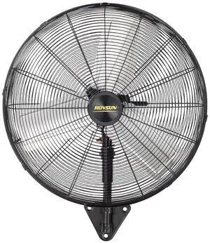 ROVSUN 20" Wall Mounted Fan, High Velocity Industrial Wall Fan, Max 4710 CFM and Wide Angle Oscillating, Commercial Ventilation Use, Suit for Garage, Shop, Greenhouse, Gym ROVSUN 20" Wall Mounted Fan, High Velocity Industrial Wall Fan, Max 4710 CFM and Wide Angle Oscillating, Commercial Ventilation Use, Suit for Garage, Shop, Greenhouse, Gym