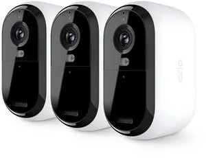 Arlo Essential 2K Security Cam (2nd Gen) Wireless, Indoor/Outdoor, 3-Cam Set, Color Night Vision, 2-Way Audio, Motion Alerts, Spotlight White Arlo Essential 2K Security Cam (2nd Gen) Wireless, Indoor/Outdoor, 3-Cam Set, Color Night Vision, 2-Way Audio, Motion Alerts, Spotlight White