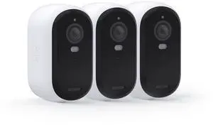 Arlo Essential Security Wireless 2K Camera with Spotlight, Indoor/Outdoor, 2nd Gen, 2-Way Audio, Color Night Vision, Motion Activation, Real Time Notifications, White, VMC3350, 3-Pack ( ) Arlo Essential Security Wireless 2K Camera with Spotlight, Indoor/Outdoor, 2nd Gen, 2-Way Audio, Color Night Vision, Motion Activation, Real Time Notifications, White, VMC3350, 3-Pack ( )
