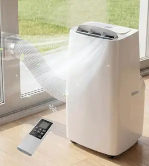 AKIRES 14000 BTU Portable Air Conditioners, Cools Up To 700 sq.ft, Portable AC Unit With Cool,Fan & Dehumidifier,Remote Control,24H Timer,Sleep Mode,Portable AC for Bedroom Living Office Use (30in) AKIRES 14000 BTU Portable Air Conditioners, Cools Up To 700 sq.ft, Portable AC Unit With Cool,Fan & Dehumidifier,Remote Control,24H Timer,Sleep Mode,Portable AC for Bedroom Living Office Use (30in)