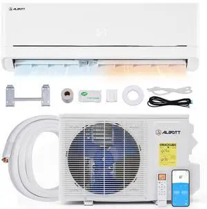 Albott Mini Split Air Conditioner and Heater, 12,000 BTU, SEER2 18, 115V Inverter Energy-Efficient AC with Self-Cleaning, Remote and APP Control, Easy Installation, Cools up to 750 Sq.Ft. Albott Mini Split Air Conditioner and Heater, 12,000 BTU, SEER2 18, 115V Inverter Energy-Efficient AC with Self-Cleaning, Remote and APP Control, Easy Installation, Cools up to 750 Sq.Ft.