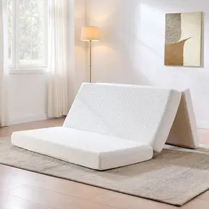 AMERLIFE 6-Inch Twin Tri-Fold Cooling Gel Memory Foam Mattress, Foldable Guest Bed with Washable Cover, Space-Saving Mattress for Murphy Bed, Home Use, White AMERLIFE 6-Inch Twin Tri-Fold Cooling Gel Memory Foam Mattress, Foldable Guest Bed with Washable Cover, Space-Saving Mattress for Murphy Bed, Home Use, White
