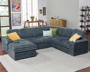 112 Inch Oversized Couch, U Shaped Sofa with Storage Chaise, Sectional Sofa with Type-C & USB Ports, Faux Fur Dark Grey 112 Inch Oversized Couch, U Shaped Sofa with Storage Chaise, Sectional Sofa with Type-C & USB Ports, Faux Fur Dark Grey