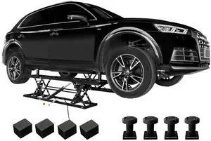 Albott 7000 LBS Portable Car Lift, Heavy Duty Quick Jack with 28" Max Height, Locking Levers & Wheels, 2530s Fast Cycle, Adjustable Scissor Lift for Cars, SUVs, Light Trucks, Garage or Shop Use Albott 7000 LBS Portable Car Lift, Heavy Duty Quick Jack with 28" Max Height, Locking Levers & Wheels, 2530s Fast Cycle, Adjustable Scissor Lift for Cars, SUVs, Light Trucks, Garage or Shop Use