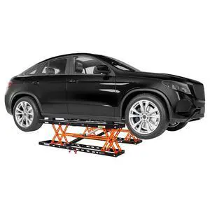 Albott 5000 LBS Portable Car Lift, Q355B Steel Quick Jack for Home Garage, 20.1" Max Height with Height Extension Blocks, Foldable Design & Wheels, Black & Orange Albott 5000 LBS Portable Car Lift, Q355B Steel Quick Jack for Home Garage, 20.1" Max Height with Height Extension Blocks, Foldable Design & Wheels, Black & Orange