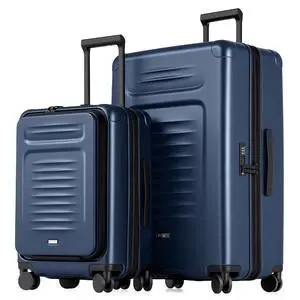 Luggage Sets Checked Suitcases - 2 Piece, Travel Carry on with Spinner Wheels, Expandable Hardside Large Suitcase with TSA Lock,20+29 Inch Blue Luggage Sets Checked Suitcases - 2 Piece, Travel Carry on with Spinner Wheels, Expandable Hardside Large Suitcase with TSA Lock,20+29 Inch Blue