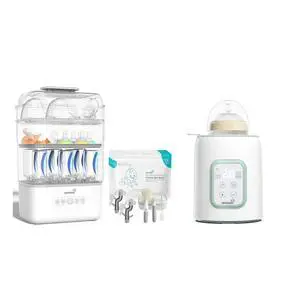 3 Layers Large Bottle Sterilizer and Dryer & Grownsy Baby Bottle Warmer 3 Layers Large Bottle Sterilizer and Dryer & Grownsy Baby Bottle Warmer