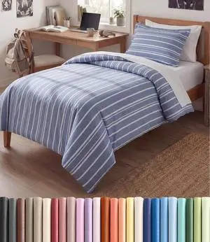 Duvet Cover Queen Size Set - Extra Soft Queen Duvet Cover 90" x 90" with 2 Pillow Shams for Women, Men, Kids & Teens - Hotel Luxury w/Zipper Closures & Ties - Comfy, Cozy & Breathable (Beige Stripes) Duvet Cover Queen Size Set - Extra Soft Queen Duvet Cover 90" x 90" with 2 Pillow Shams for Women, Men, Kids & Teens - Hotel Luxury w/Zipper Closures & Ties - Comfy, Cozy & Breathable (Beige Stripes)