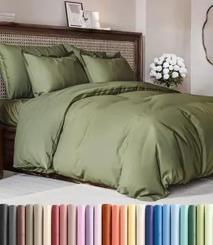 Duvet Cover Full Size Set - Extra Soft Full Duvet Cover 80" x 90" with 2 Pillow Shams for Women, Men, Kids & Teens - Hotel Luxury, Easy-Care w/Zipper Closures & Ties - Comfy & Breathable (Sage Green) Duvet Cover Full Size Set - Extra Soft Full Duvet Cover 80" x 90" with 2 Pillow Shams for Women, Men, Kids & Teens - Hotel Luxury, Easy-Care w/Zipper Closures & Ties - Comfy & Breathable (Sage Green)