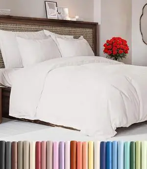 Duvet Cover Full Size Set - Extra Soft Full Duvet Cover 80" x 90" with 2 Pillow Shams for Women, Men, Kids & Teens - Hotel Luxury w/ Zipper Closures & Ties - Comfy, Cozy & Breathable (Antique White) Duvet Cover Full Size Set - Extra Soft Full Duvet Cover 80" x 90" with 2 Pillow Shams for Women, Men, Kids & Teens - Hotel Luxury w/ Zipper Closures & Ties - Comfy, Cozy & Breathable (Antique White)