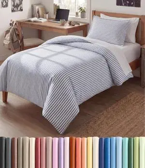 Duvet Cover Queen Size Set - Extra Soft Queen Duvet Cover 90" x 90" with 2 Pillow Shams for Women, Men, Kids & Teens - Hotel Luxury w/ Zipper Closures & Ties - Comfy, Cozy & Breathable (Beige Stripes) Duvet Cover Queen Size Set - Extra Soft Queen Duvet Cover 90" x 90" with 2 Pillow Shams for Women, Men, Kids & Teens - Hotel Luxury w/ Zipper Closures & Ties - Comfy, Cozy & Breathable (Beige Stripes)
