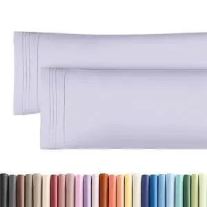 Body Pillowcases Set of 2-20x54 Long Body Pillow Case - Soft Body Pillow Cover for Sleeping & Side Sleepers - Comfy, Wrinkle & Fade Free - Machine Washable w/Envelope Enclosure Light Lavender Body Pillowcases Set of 2-20x54 Long Body Pillow Case - Soft Body Pillow Cover for Sleeping & Side Sleepers - Comfy, Wrinkle & Fade Free - Machine Washable w/Envelope Enclosure Light Lavender
