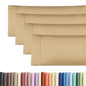 Body Pillowcases Set of 4-20x54 Long Body Pillow Case - Soft Body Pillow Cover for Sleeping & Side Sleepers - Comfy, Breathable & Fade Free - Machine Washable w/Envelope Enclosure - (Heathered Tan) Body Pillowcases Set of 4-20x54 Long Body Pillow Case - Soft Body Pillow Cover for Sleeping & Side Sleepers - Comfy, Breathable & Fade Free - Machine Washable w/Envelope Enclosure - (Heathered Tan)