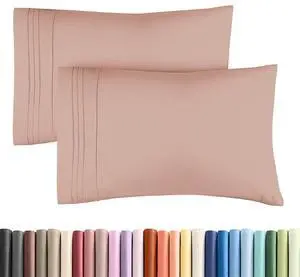 Standard Pillow Cases Set of 2 - Ultra-Soft Hotel Quality Pillowcase Covers - Comfy & Wrinkle Free - Stain and Fade Resistant - Machine Washable Pillow Protectors - 2 Piece Set - Standard Mauve Standard Pillow Cases Set of 2 - Ultra-Soft Hotel Quality Pillowcase Covers - Comfy & Wrinkle Free - Stain and Fade Resistant - Machine Washable Pillow Protectors - 2 Piece Set - Standard Mauve