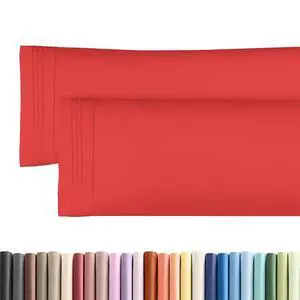 Body Pillowcases Set of 2-20x54 Long Body Pillow Case - Soft Body Pillow Cover for Sleeping & Side Sleepers - Comfy, Wrinkle & Fade Free - Machine Washable w/Envelope Enclosure Red Body Pillowcases Set of 2-20x54 Long Body Pillow Case - Soft Body Pillow Cover for Sleeping & Side Sleepers - Comfy, Wrinkle & Fade Free - Machine Washable w/Envelope Enclosure Red