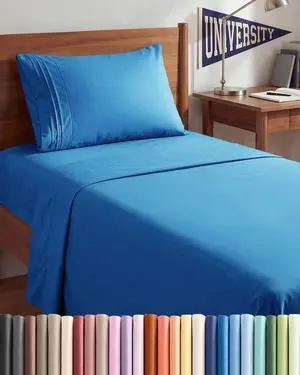 Twin XL Size 3 Piece Sheet Set - Comfy Breathable & Cooling Sheets - Hotel Luxury Bed Sheets for Women & Men - Deep Pockets, Easy-Fit, Soft & Wrinkle Free Sheets - Royal Blue Oeko-Tex Bed Sheet Set Twin XL Size 3 Piece Sheet Set - Comfy Breathable & Cooling Sheets - Hotel Luxury Bed Sheets for Women & Men - Deep Pockets, Easy-Fit, Soft & Wrinkle Free Sheets - Royal Blue Oeko-Tex Bed Sheet Set
