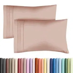Queen Pillow Cases Set of 2 - Ultra Soft Hotel Quality Pillowcase Covers - Comfy, Cozy & Wrinkle Free - Shrinkage, Stain and Fade Resistant - Machine Washable Pillow Protectors - 2 Piece Set - Mauve Queen Pillow Cases Set of 2 - Ultra Soft Hotel Quality Pillowcase Covers - Comfy, Cozy & Wrinkle Free - Shrinkage, Stain and Fade Resistant - Machine Washable Pillow Protectors - 2 Piece Set - Mauve