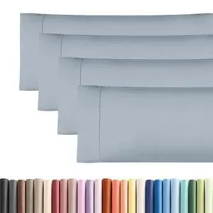 Body Pillowcases Set of 4-20x54 Long Body Pillow Case - Soft Body Pillow Cover for Sleeping & Side Sleepers - Comfy Breathable & Fade Free - Machine Washable w/Envelope Enclosure - (Heathered Blue) Body Pillowcases Set of 4-20x54 Long Body Pillow Case - Soft Body Pillow Cover for Sleeping & Side Sleepers - Comfy Breathable & Fade Free - Machine Washable w/Envelope Enclosure - (Heathered Blue)