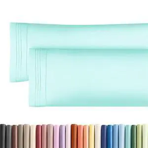 Body Pillowcases Set of 2-20x54 Long Body Pillow Case - Soft Body Pillow Cover for Sleeping & Side Sleepers - Comfy, Breathable & Wrinkle Free - Machine Washable w/Envelope Enclosure (Spa Blue) Body Pillowcases Set of 2-20x54 Long Body Pillow Case - Soft Body Pillow Cover for Sleeping & Side Sleepers - Comfy, Breathable & Wrinkle Free - Machine Washable w/Envelope Enclosure (Spa Blue)
