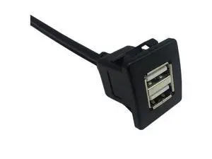 Paiying 1 Meter USB 2.0 Dual Male To Female Car Dashboard Extension Cable Paiying 1 Meter USB 2.0 Dual Male To Female Car Dashboard Extension Cable