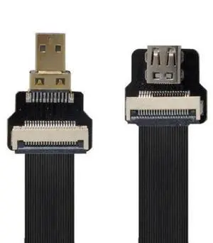 CY CYFPV Micro HDMI Male to Micro HDMI Female Extension FPC Flat Cable 1080P for FPV HDTV Multicopter Aerial Photography CY CYFPV Micro HDMI Male to Micro HDMI Female Extension FPC Flat Cable 1080P for FPV HDTV Multicopter Aerial Photography