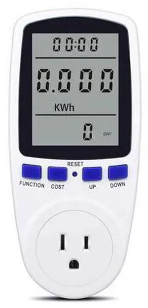AUTENS Digital Power Meter US Plug LCD Power Saving Energy Monitor Watt Amp Volt KWh Meter Electricity Analyzer AUTENS Digital Power Meter US Plug LCD Power Saving Energy Monitor Watt Amp Volt KWh Meter Electricity Analyzer
