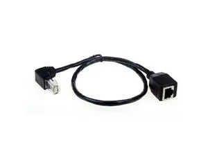 Down Angled 90 Degree 8P8C FTP STP UTP Cat 5e Male to Female Lan Ethernet Network Extension Cable 50cm Down Angled 90 Degree 8P8C FTP STP UTP Cat 5e Male to Female Lan Ethernet Network Extension Cable 50cm