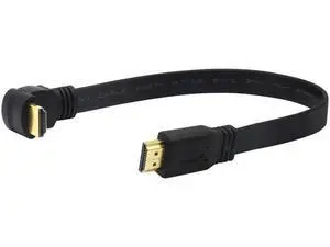 Lemeng 1FT Flat Slim Down 90 Degree HDMI Type A Male to Male High Speed Cable Lemeng 1FT Flat Slim Down 90 Degree HDMI Type A Male to Male High Speed Cable